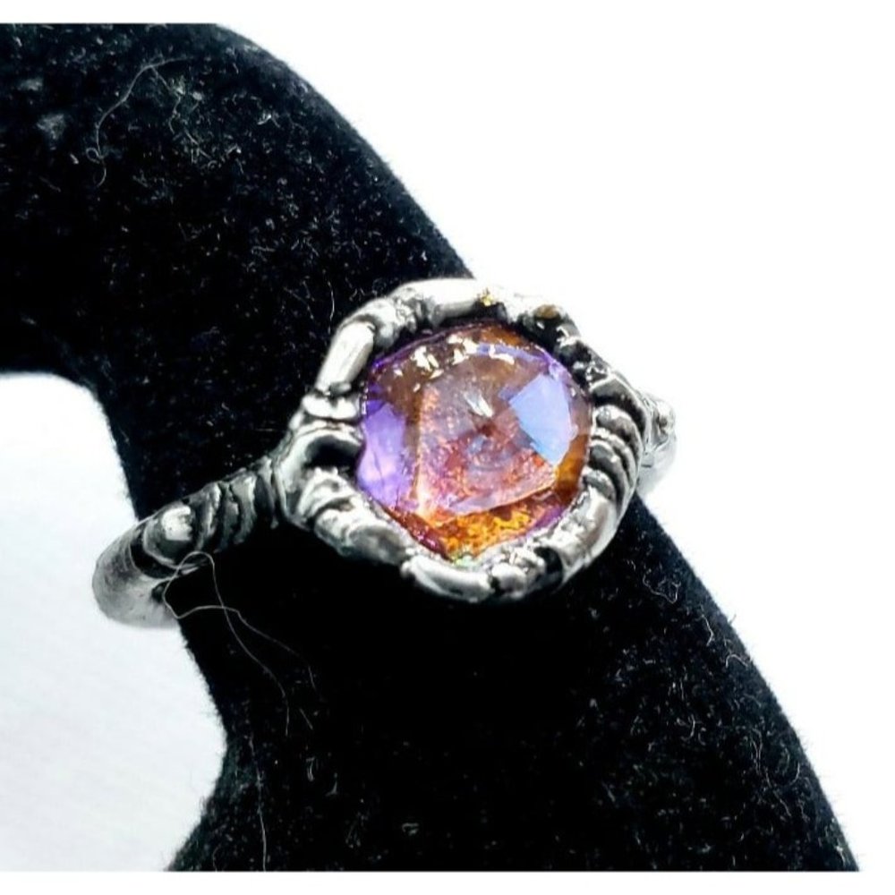 Rainbow glass Ring